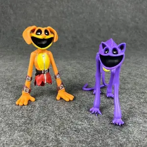 2pcs Smiling Critters Series Figures Catnap Figure Terror Monster Cat Figurine Pvc Models Game Ornament Collectible Toys Gift