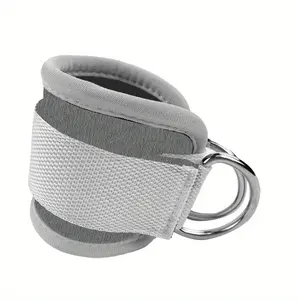 2pcs Ankle Straps for Cable Machine, D-Ring Ankle Cuffs, Adjustable Comfortable Ankle Straps for Gym Fitness Workout, Glute & Leg Muscles Strength Training, Glute Workout Equipment