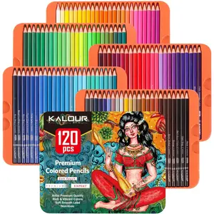 72/120/240 Colors Professional Colored Pencils,Artists Soft Core with Vibrant Color,Ideal for Drawing Sketching Shading,Coloring Pencils for Adults Artists Beginners