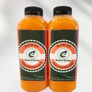 2 Glow-Go Juice with Pineapple Mango Carrots Orange Turmeric Rich in Vitamins A C B6 K Beta Carotene Supports Skin Vision Bone Cardiovascular Health