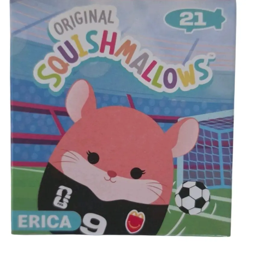 McDonald’s FIFA World Cup 2026 Squishmallows Happy Meal Toy, #21 Erica Unopened New Collectible Figure