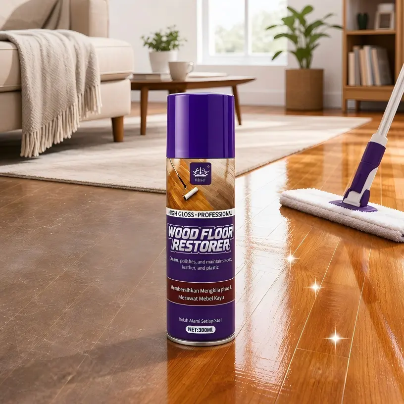 Multi-Purpose Wood Floor Restorer – Premium Floor Wax Formula Enhances Natural Wood Grain, Revives Dull Hardwood Surfaces, Leaves a Smooth Gloss Finish, Ideal for Hardwood Floors, Laminate, Bamboo & Indoor Wood Surface Care