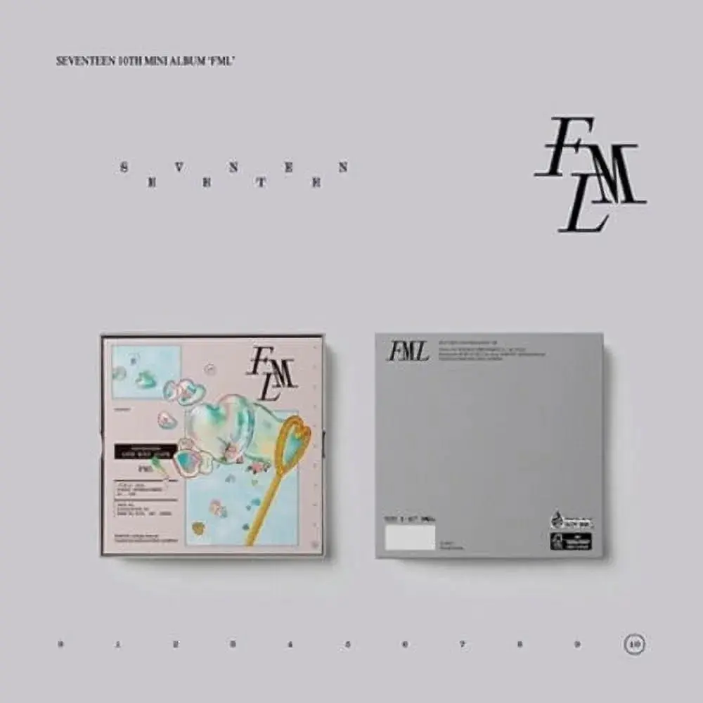 SEVENTEEN – FML [Carat Ver.] | Official K-Pop CD Album | Random Member Version | Hardcover Binder + 24 Booklet Pages + 4 Random Photocards + Lyric Book | F*ck My Life / Super.
