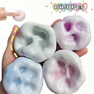 Super Fun Stress Relief Soft Mocha Balls, High Elasticity, Color Changing, Perfect for Office, Parties, Holidays, Anxiety Relief Gift, Stress Relief Gadgets, Stress Relief Tools, Sensory Stress Reliever