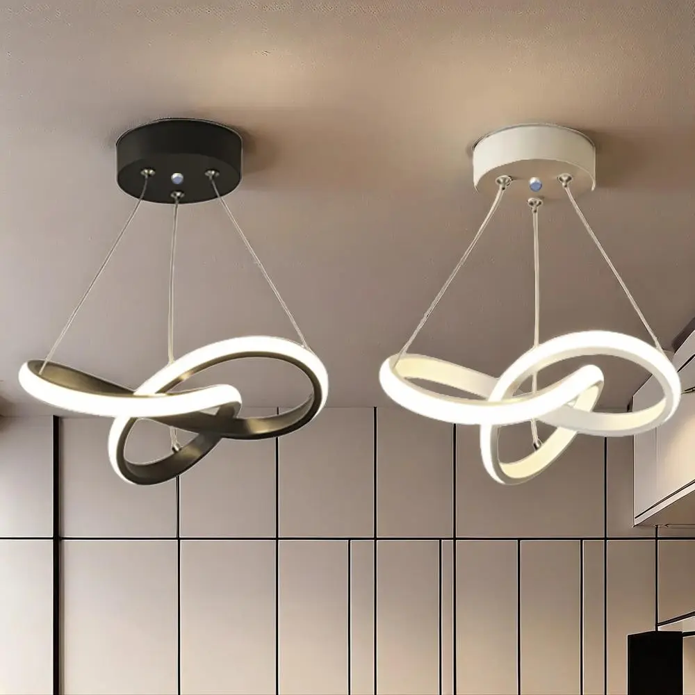 Wired Pendant Light, 30cm/11.81-inch Mini Pendant, Modern Aluminum Silicone Fixture, 3000K Warm Light, Wall Switch Compatible For Entryway, Foyer, Dining Room, Decorative Lights, Indoor Lighting Decor, Home Decoration Lamp