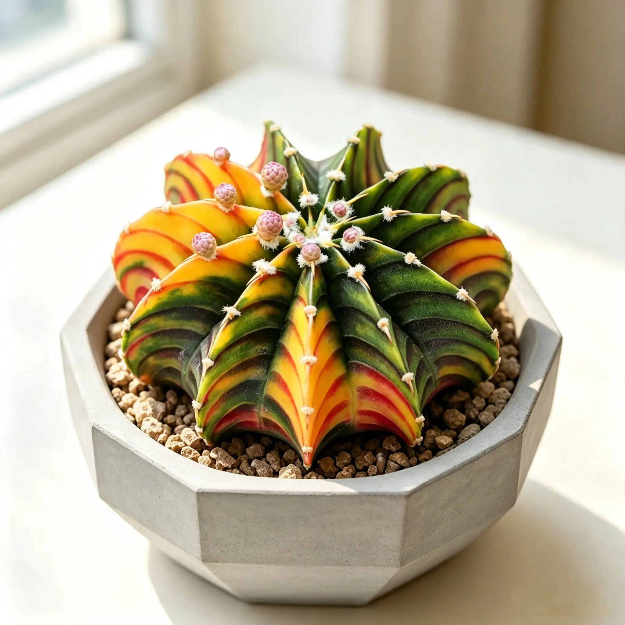 Gymnocalycium Mihanovichii – Cactus Ball, Small Cactus for Desk & Garden