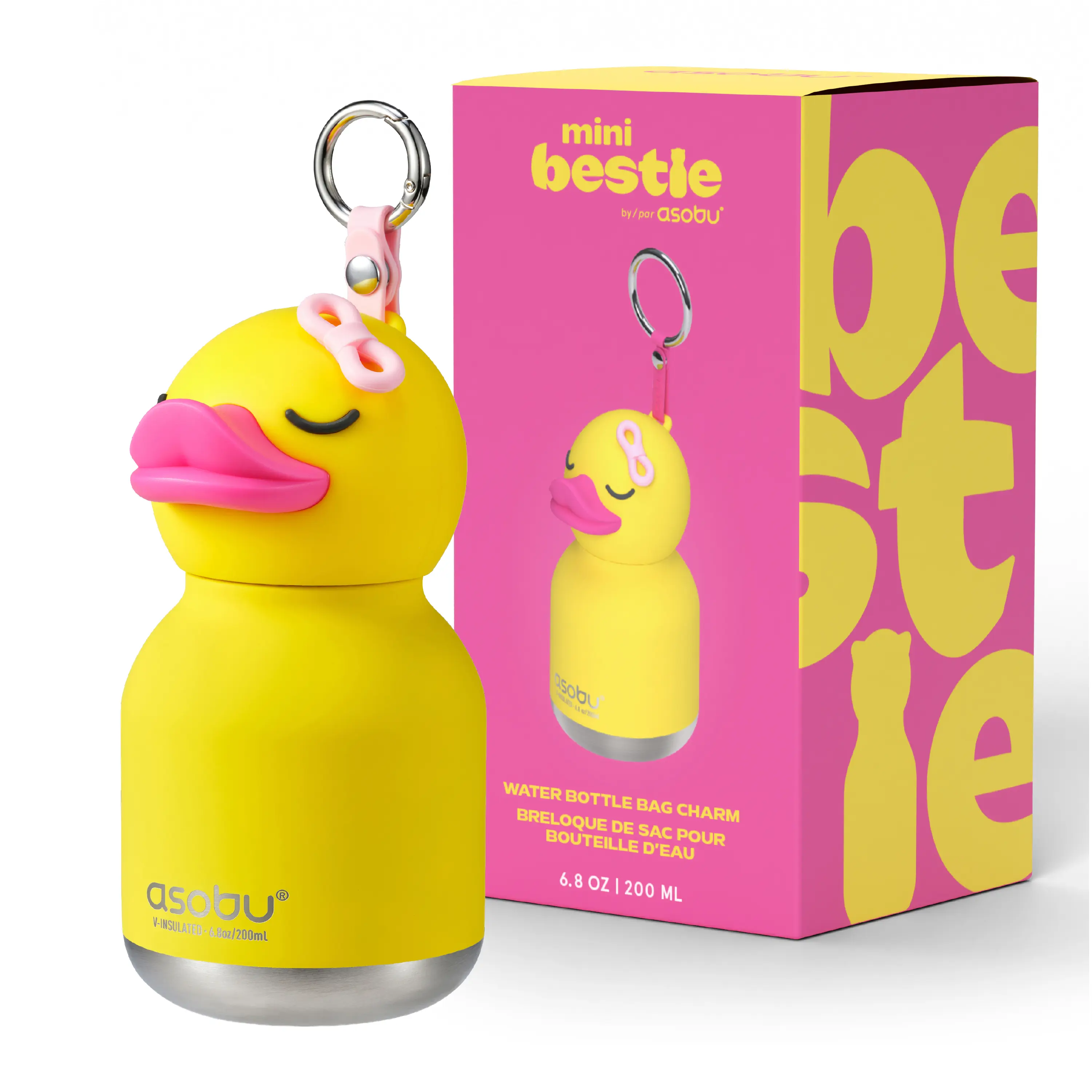 Asobu Mini Bestie Water Bottle Bag Charm