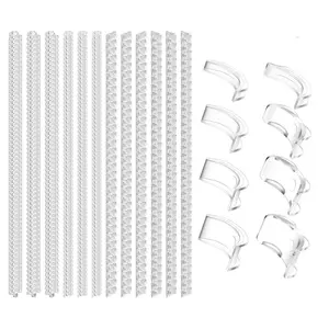 20 Piece Ring Adjuster Set, Transparent Protection Cover, Spring Rope Ring Sizer, Adjustable Size Rings, Essential Jewelry Tool