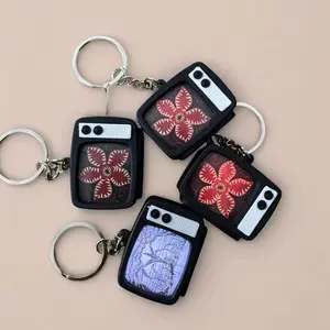 Sadako Clown Series LED Light-Up Sound Keychain Cartoon TV Horror Design Stranger Things Season 5 Bag Accessory Party Favors