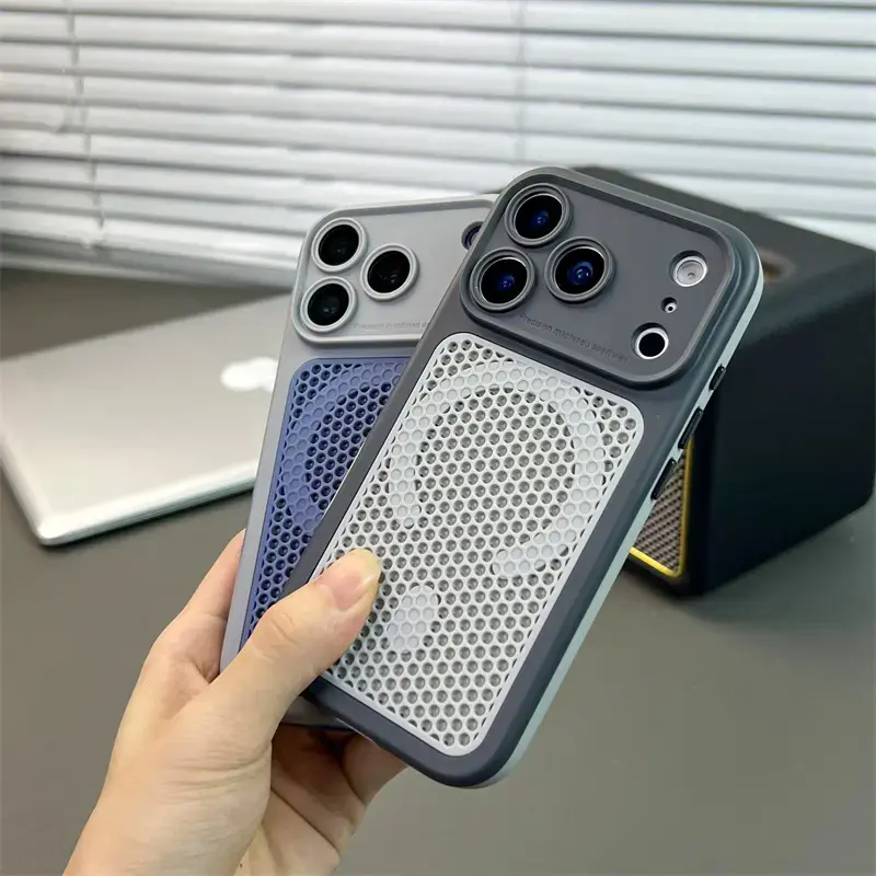 Honeycomb Heat Dissipation Breathable iPhone Case