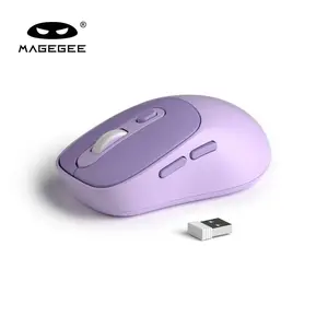 MageGee V100 Wireless Mouse, Ultra-Light 2.4G USB Mouse with Adjustable DPI, Premium Rubber Scroll Wheel & Advanced Optical Sensor, Auto Sleep Mode for Energy Saving