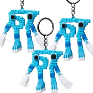 3 Pack 6-7 Meme Keychain – Steal a Brainrot Video Game Funny Six Seven Internet Meme Keychain, Novelty Gift for Meme Lovers, Backpack & Bag Charm Accessory