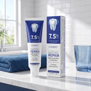 Nano Hydroxyapatite Toothpaste for Enamel Repair and Teeth Whitening, Gentle Fluoride-Free Formula for Sensitive Oral Care and a Bright Smile, 4.23oz