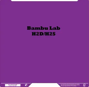 Bambu Lab H2D/H2S KDEAVI Double Sided Textured PLU Cool Build Plate