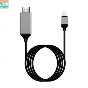 Liu Fei DigitalLighting to HDMI Cable for iPhone to TV, iPhone to hdmi Adapter Compatible with iPhone/iPad, 1080P Digital AV Sync Screen Connector on HDTV/Monitor/Projector ultra high speed hdmi Portable Button