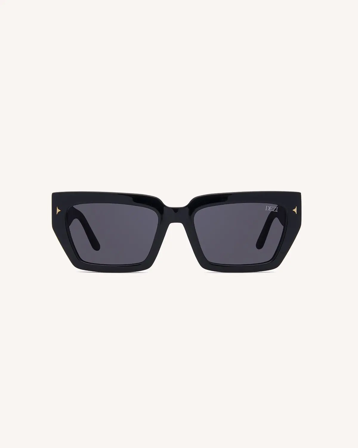 DEZI SWITCH Rectangle Frame Sunglasses, Classic Acetate UV-Protection Eyewear with CR39 Lenses and Etched Logo, Statement Frame Glasses, 7-Barrel Hinge, On-The-Go, Rectangular, Rectangular Sunglasses, Logos