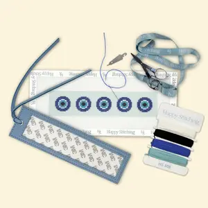 Happy Stitching - Keeping Watch Bookmark Needlepoint Kit - All-In-One Needlepoint Self Finishing Kit