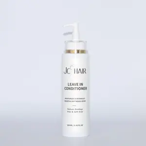 Jc hair Leave in conditioner MOISTURIZES & DETANGLES SMOOTH & SOFTNESS & SHINE Reduces Breakage Frizz & Split Ends Fruces Split Ends