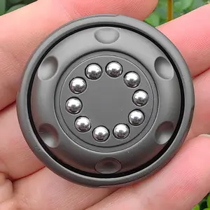 Magnetic Metal Spinner Toy, 1 Count Anxiety Reducing EDC Fidget Toy, Fidget Gadget for Focus and Calm, Magnetic Handheld Portable Office and Home Use Stress Relief Toy, Stress Relief Model
