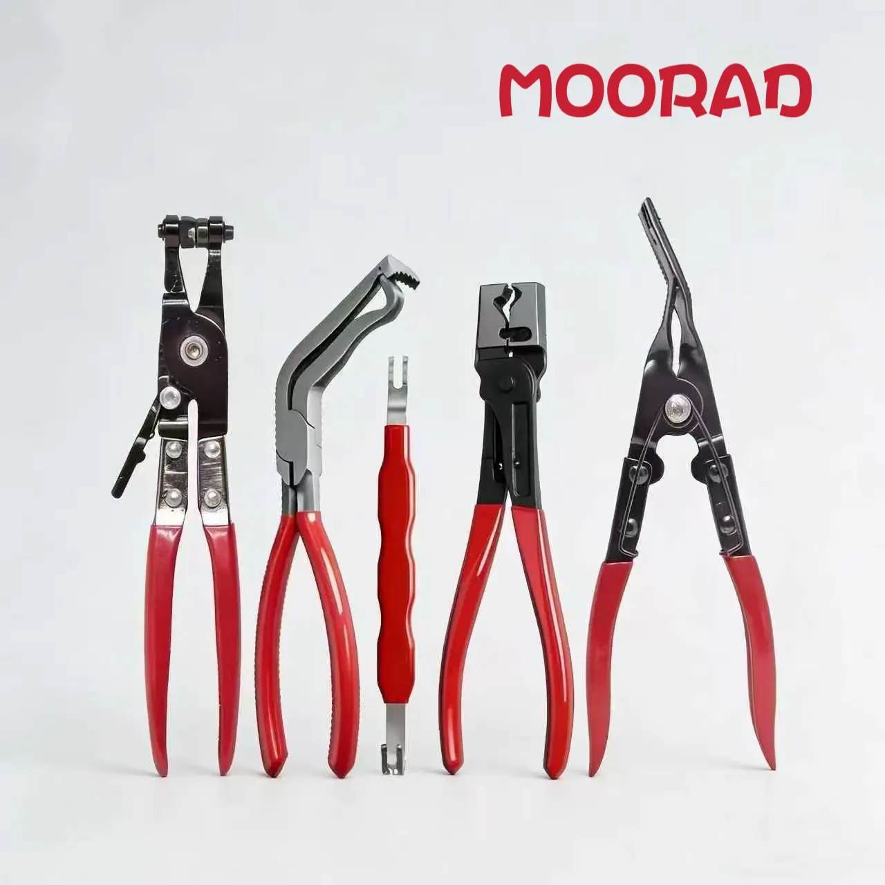 MOORAD--Car Trim Clip Removal Pliers Headlight Repair Door Panel Retainer Remover Tool,Automotive Push Pin Panel Clip Removal Pliers,Fuel Pipe Fastener Removal Tool