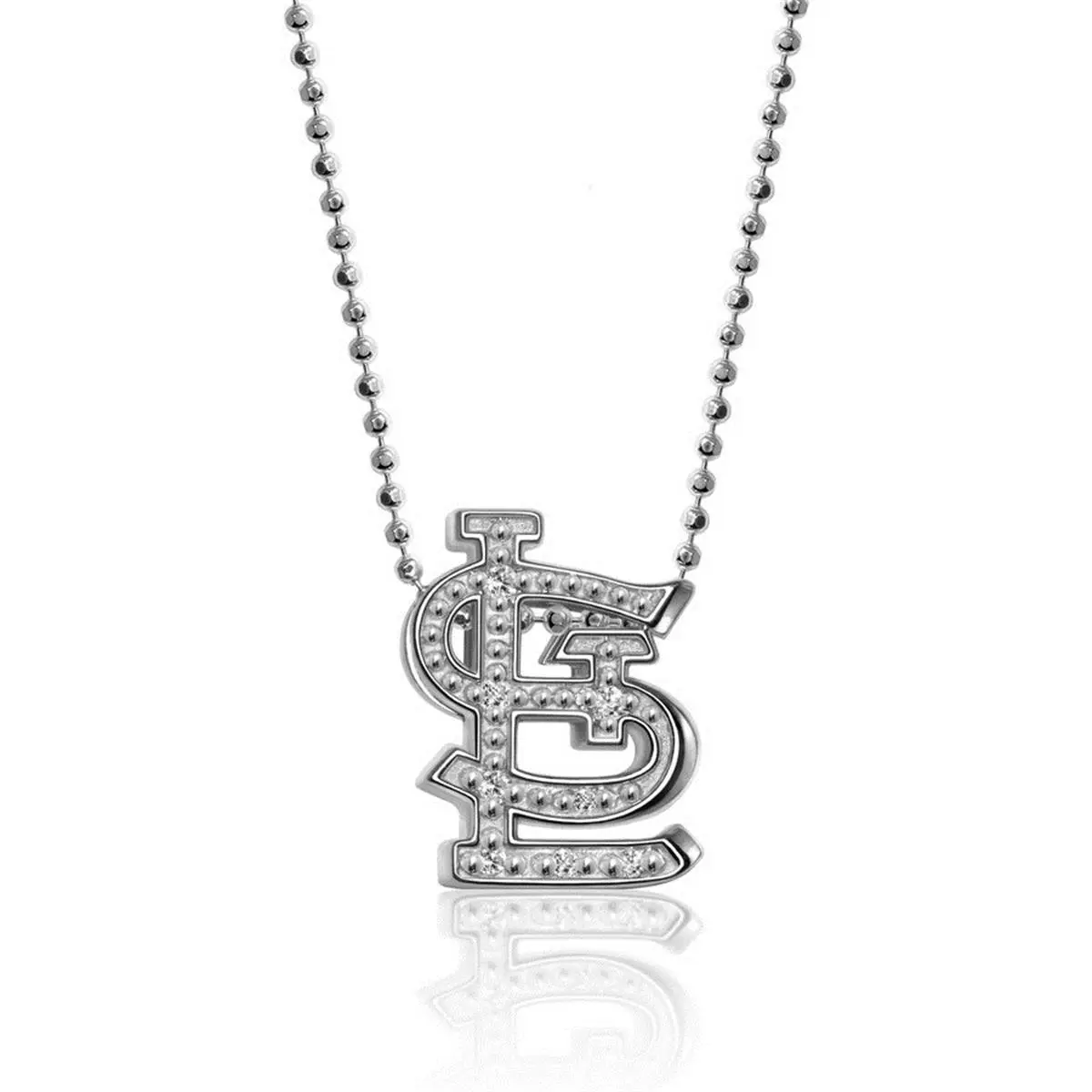212 MAIN St. Louis Cardinals State Design Necklace, Sports Collectible Accessory, Cardinals Logo, Sports Theme