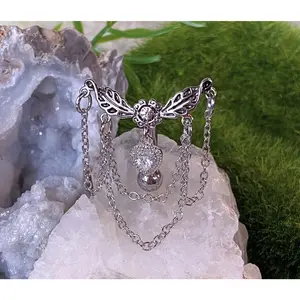 Reverse Heart Wings Clear CZ Gem Belly Ring Navel Piercing Pierced Naval Jewelry