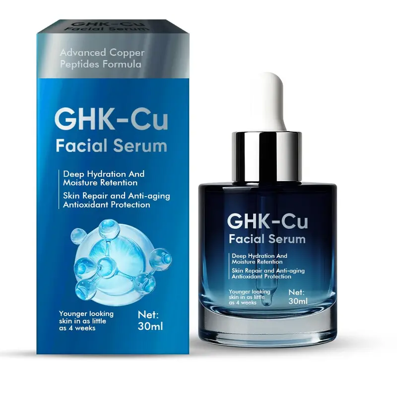 skin perfection ghk cu topical GHK Copper Peptide - 99.7% Pure Powder for DIY Face and Hair Serums 1 gram  jar main image 1
