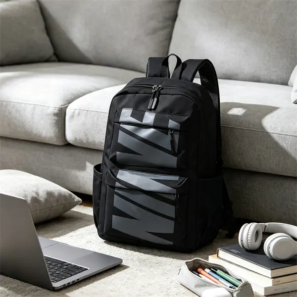 Men's and women's fashionable casual simple large capacity travel bag, computer backpack simple and generous, travel laptop backpack, student backpack casual middle school and high school student trend