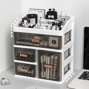 1pcs Multi-Functional Drawer Storage Organizer, Desktop Storage Cabinet for Makeup & Desk Supplies