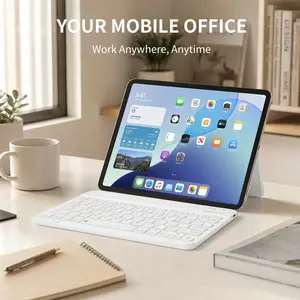 iPad 9.7 Inch 2018/2017 5th/6th Gen Keyboard Case, Smart Sleep Wake Protection Cover, Durable Tablet Accessory for Daily Use