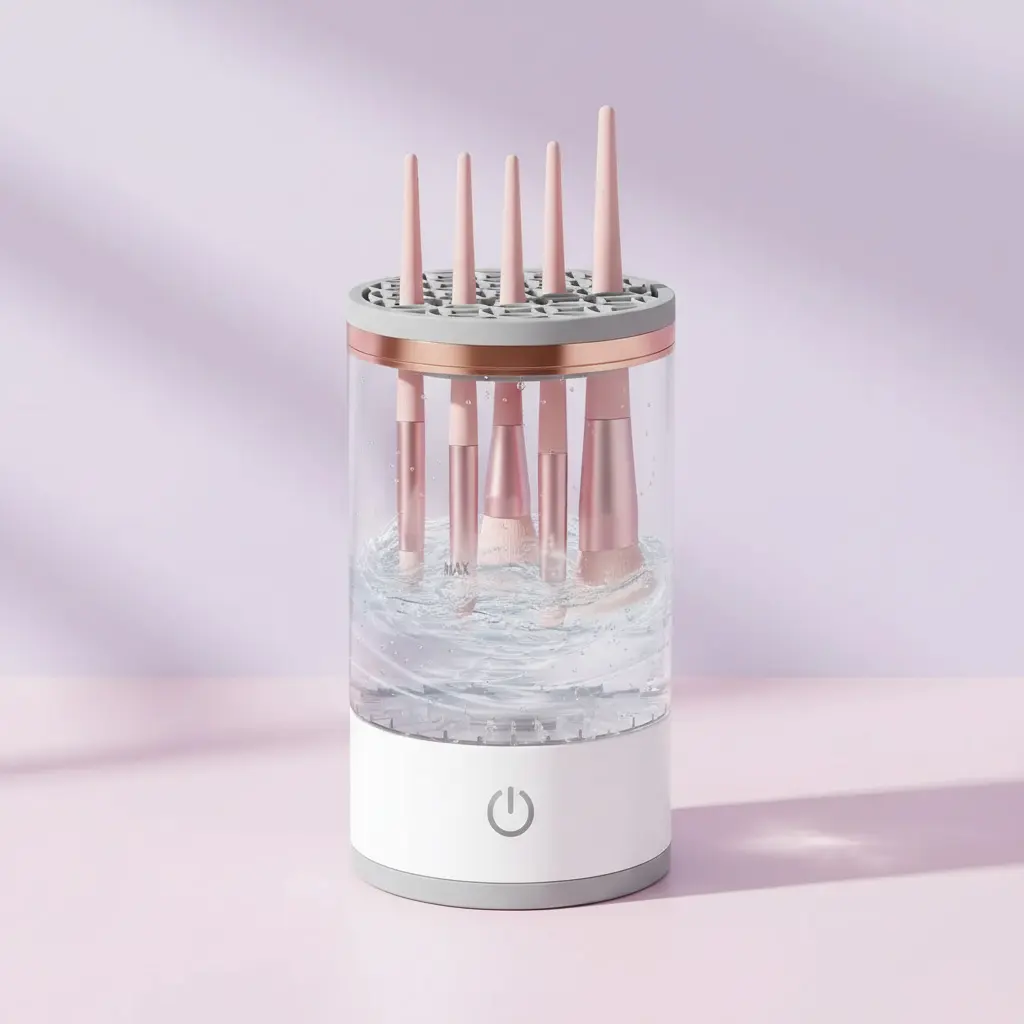 Portable USB Makeup Brush Cleaner，white makeup brushes，waterproof makeup sealer，lalo gummy bear，anniversary gift，clear makeup bag，Automatic Makeup Brush Cleaning Tool, Fast & Efficient Deep Cleaning, Portable for Travel & Home Use，Anniversary gift