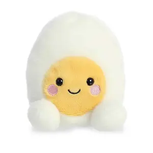 Palm Pals Adorable Bobby Egg 5 inch Yellow Mini Soft Plush Collectable Stuffed Animal