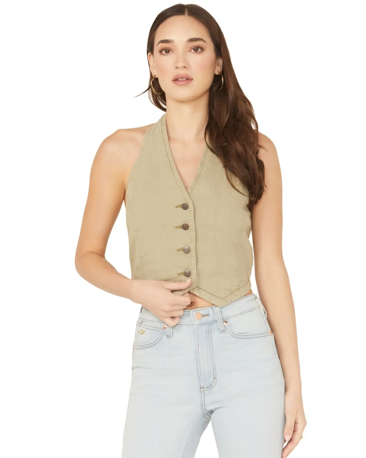 Wrangler Women's Women'S Modern Halter Vest Top - 112364368