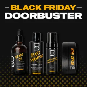 L3VEL3 Beard Kit - Pack of 4 for Men's Hair Care and Comfort