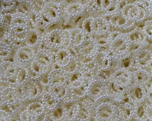 100 10MM Ivory Acrylic Spacer