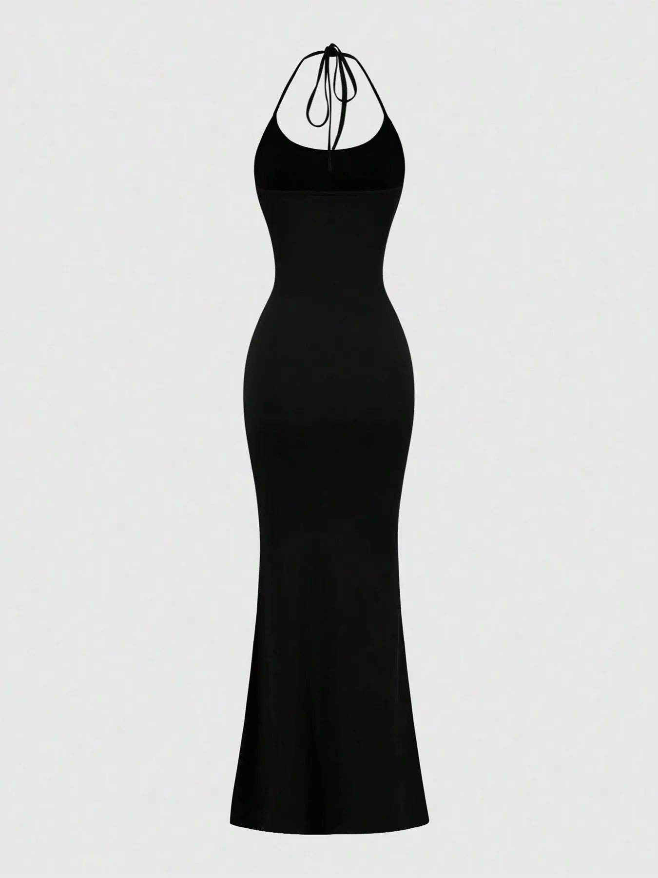 Women's Sexy Long Dress, Casual Sleeveless Fitted Basic Plain Design, Comfortable Chic Trendy City Youth Travel Wear, Versatile Vintage Style, Minimalist, Back Sleeveless Bodycon