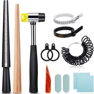 Ring Measurement Set Usuk Size Chart, Ring Sizer Tool Kit, Accurate Finger Gauge for Jewelry Making & Crafting