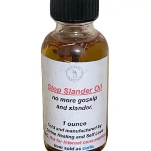 Stop Slander Evil Eye Protection Oil Aromatherapy Essential Therapeutic Restore with Chia Seeds Alum Natural Ingredients 3-ounce Sizes for Spiritual Wellness - Treatment, Solution.