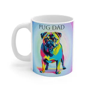 😎 Pug Dad Mug - Best. Gift. Ever. 🐶 #tiktokmademebuyit