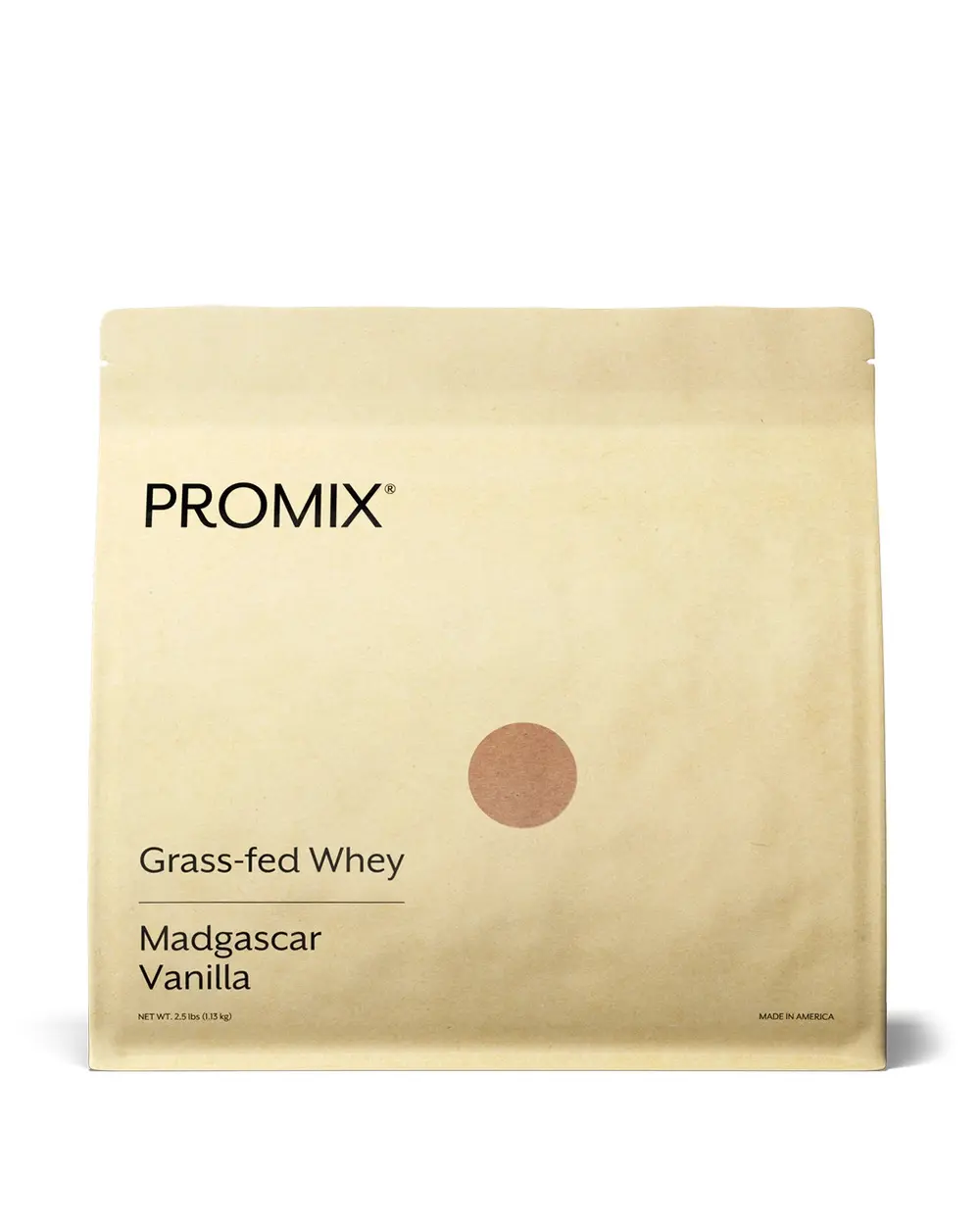 Promix Grass-fed Whey Protein Powder Madagascar Vanilla 25g Protein 5.9g BCAAs Organic Coconut Sugar No GMOs Hormones Antibiotics Gluten US