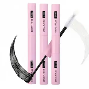 Waterproof Eyelash Glue (3-Count Pack), 2-in-1 Long-Lasting Lash Bond and Seal Glue, Sweat-Proof Eyelash Extension Glue for Cluster Lashes, Waterproof Eyelash Clusters