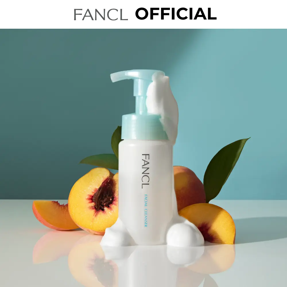 FANCL Pure Moist Cleansing Foam - 1-Push Fluffy Luxury Moisturizing Cleanser for Sensitive Skin, Hydrating Formula | Official Partner