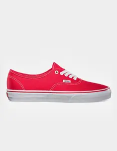 VANS Mens Authentic Red Shoes VANS Mens Authentic Red Shoes