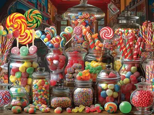 Candy Store (2070pz) - 500 Piece Jigsaw Puzzle