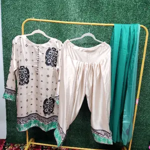3 Piece  ready to wear farshi suit