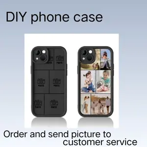 Exclusive 6-grid custom photo phone case for iPhone 12–17, turning cherished memories into a personalized shockproof case