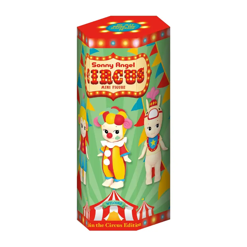 Sonny Angel Blind Box Gift, Tea Circus Series Style Cat Cat Life Lucky Mini Figure Collectible Toy