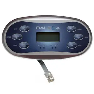 Balboa 11774 Oval 6-Button Spa Side Overlay for 54548, Console