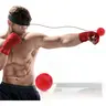 Boxing Reflex Ball Set - Adjustable Boxing Speed Trainer for Adults, 48-60 cm Circumference Fit, Adjustable Headband, Gloves, Home Sports Gear to Enhance Reflexes & Improve Hand-Eye Coordination