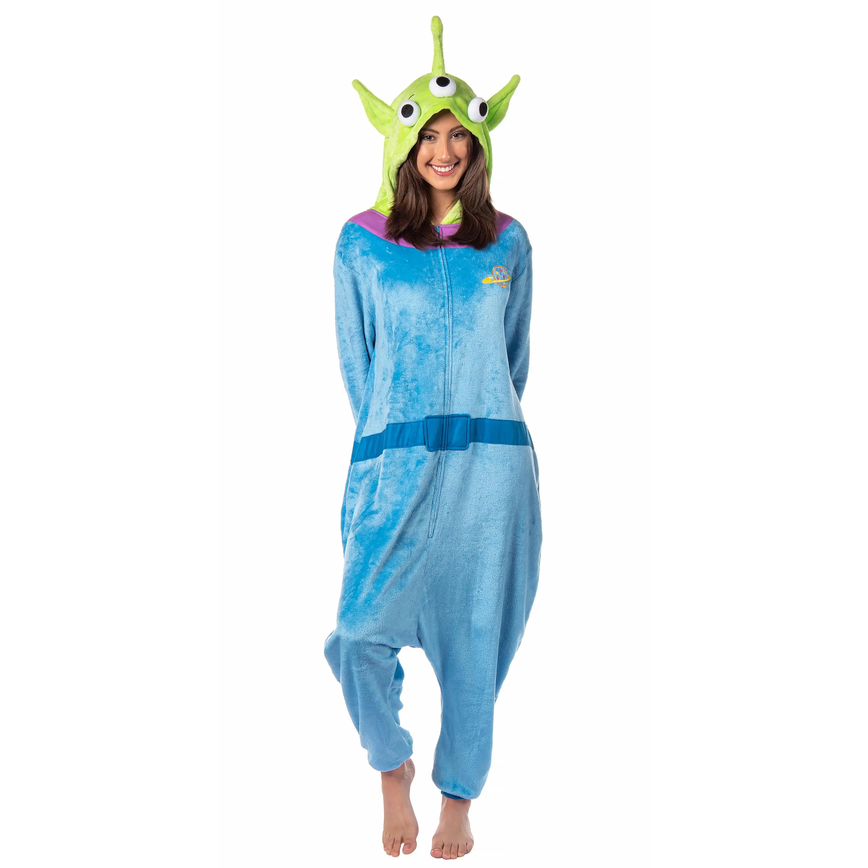 Disney Women's Toy Story Alien Costume Kigurumi Union Suit One Piece Pajama